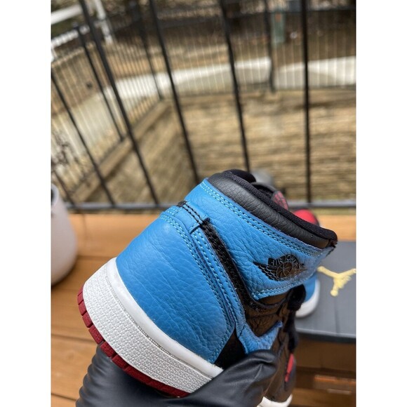Nike Air Jordan 1 Retro High OG (PS) ‘NC to Chi’ Size 13C CU0449-046 Red/ Blue - Picture 6 of 16